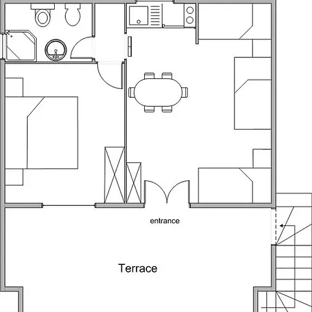 아파트 In With Sea View, Terrace, Air Conditioning, Wifi 5197-5 *